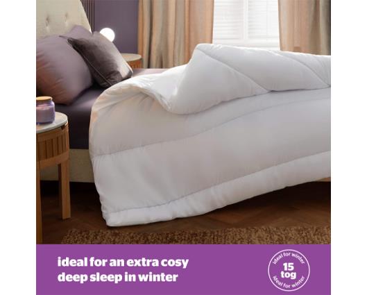 Double - Silentnight Deep Sleep Duvet - 15 Tog