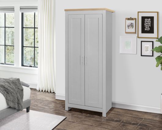 Highgate 2 Door Wardrobe - Grey