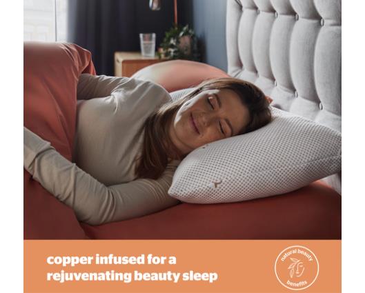 Silentnight Wellbeing Collection Copper Pillow