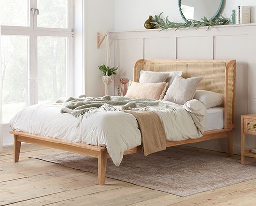 Astrid Rattan Bed