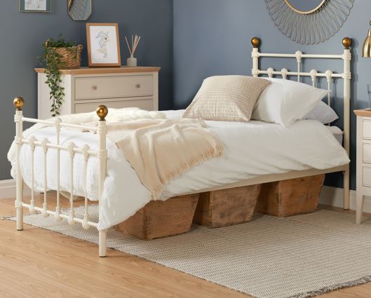 Atlas Bed - Cream