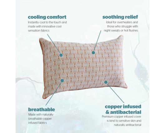 Silentnight Restore Cooling Copper Pillow