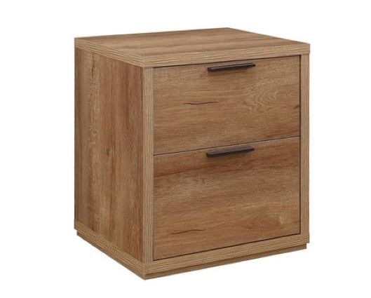 Stockwell 2 Drawer Bedside - Oak