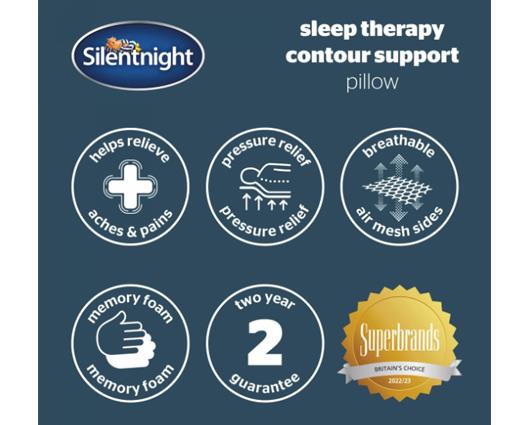 Silentnight Sleep Therapy Contour Support Pillow