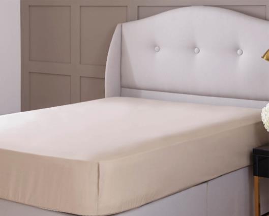 King - Silentnight Pure Cotton Extra Deep Fitted Sheet - Cream