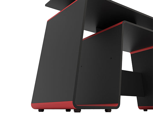 Onyx Gaming Computer Desk- Black & Red