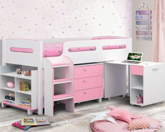 Kimbo Cabin Bed - Pink