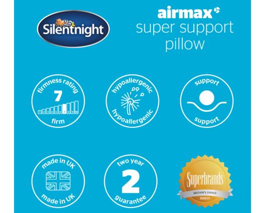 Silentnight Airmax Super Support Pillow - 2 pack