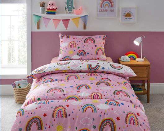 Single - Silentnight Healthy Growth Coverless Duvet - Rainbow