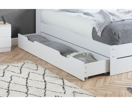 Alfie Storage And Shelving Bed - White