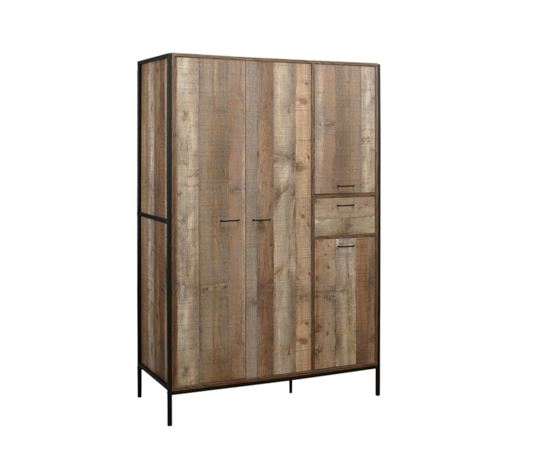 Urban 4 Door Wardrobe - Brown