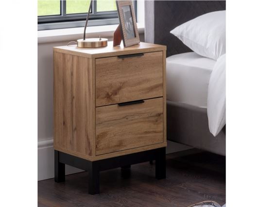 Bali 2 Drawer Beside - Pine