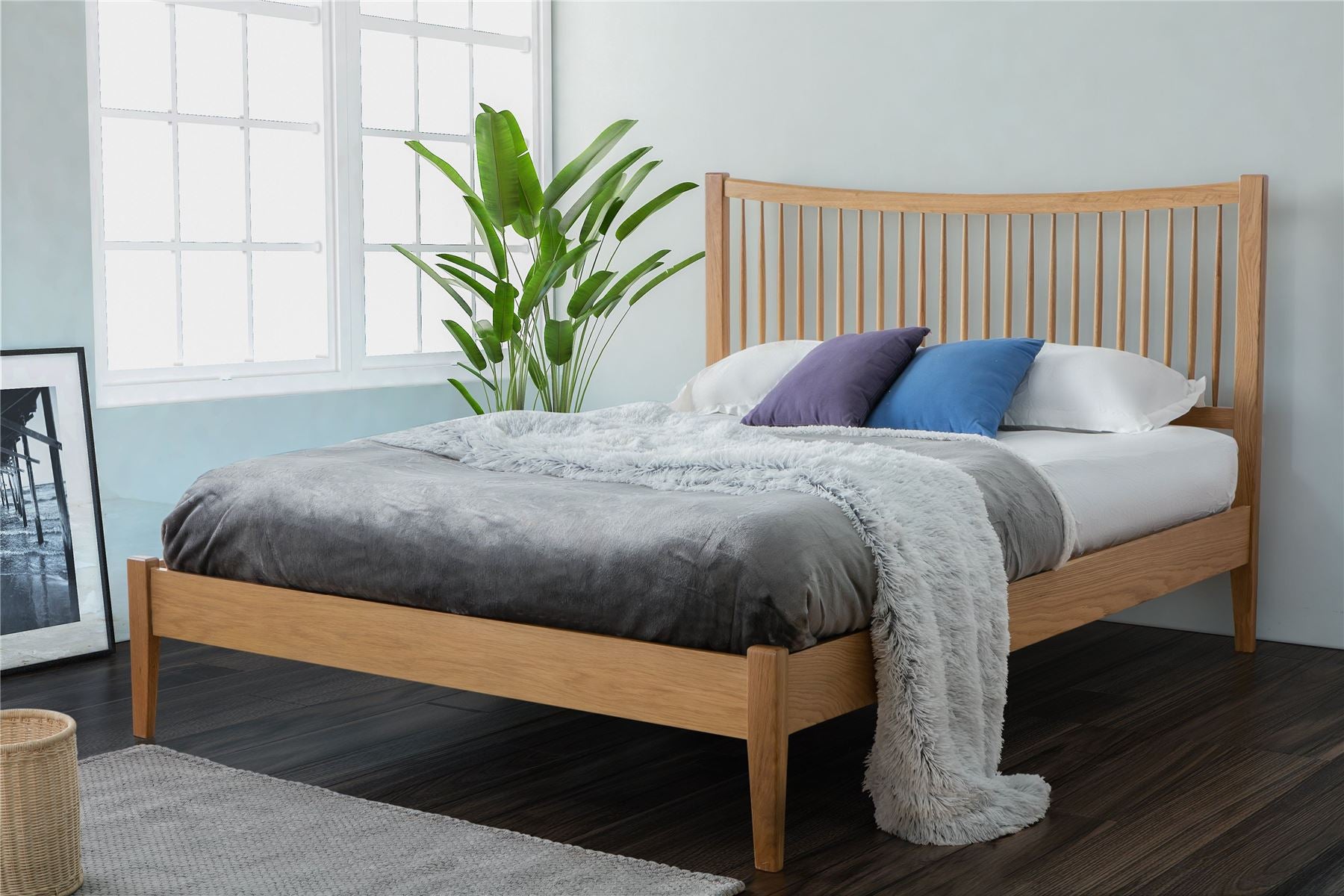 Berwick Bed - Oak