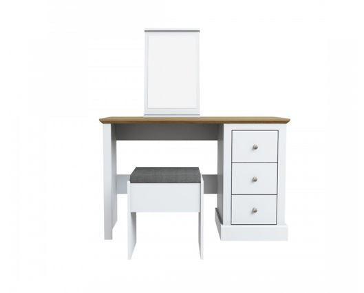 Devon Dressing Table Set - White