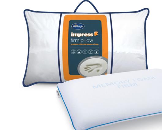 Silentnight Impress Memory Foam Pillow - Firm