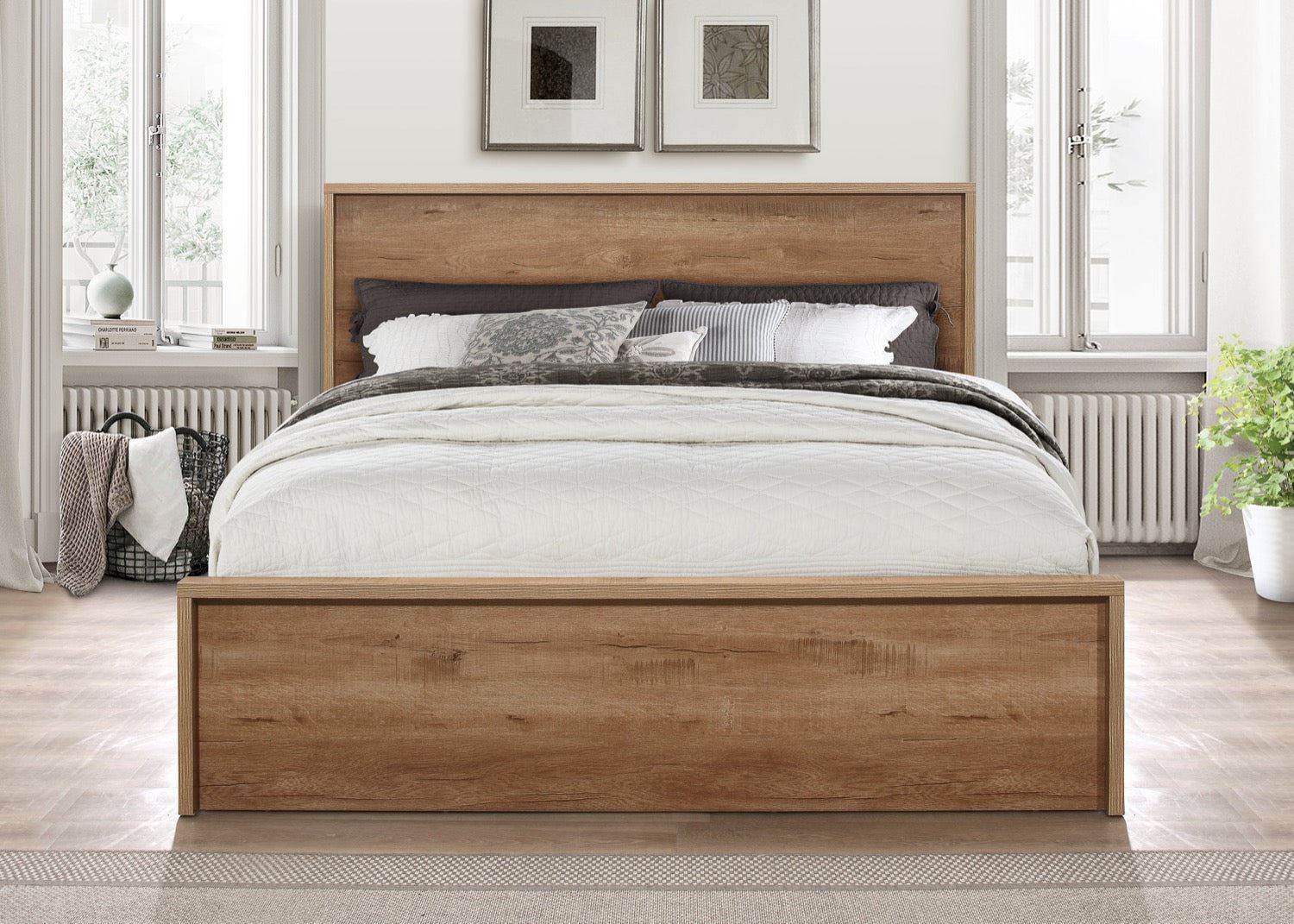 Stockwell Bed With Drawers - Oak