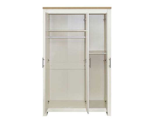 Highgate 3 Door Wardrobe - Cream