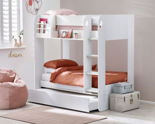 Mars Bunk & Underbed - White