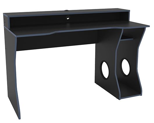 Enzo Gaming Computer Desk - Black & Blue