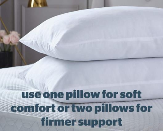 Silentnight Soft As Silk Pillow - 2 Pack