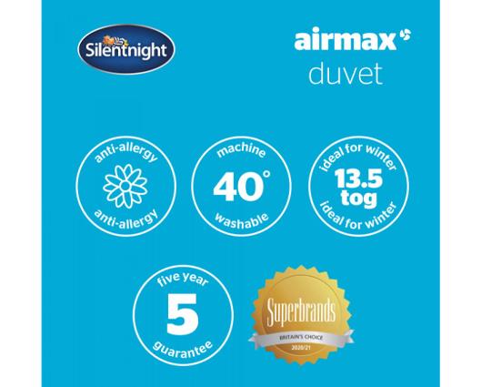 Superking - Silentnight Airmax Anti Allergy Duvet - 13.5 Tog