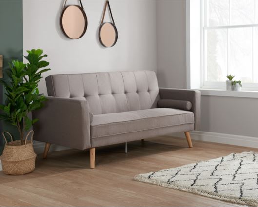 Ethan Large Sofa Bed - Grey