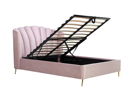 Lottie Ottoman Bed Pink