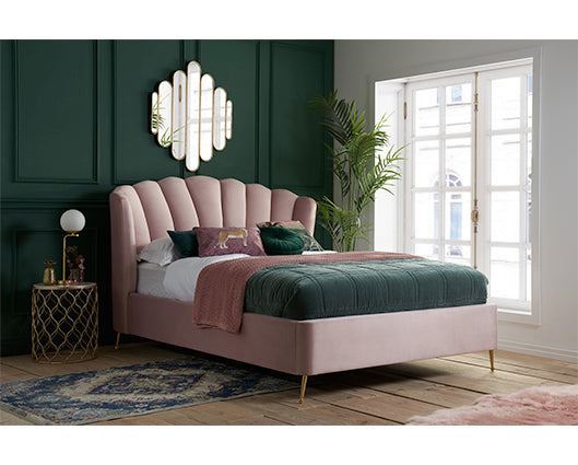 Lottie Ottoman Bed Pink