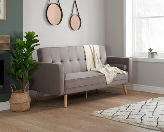 Ethan Large Sofa Bed - Grey