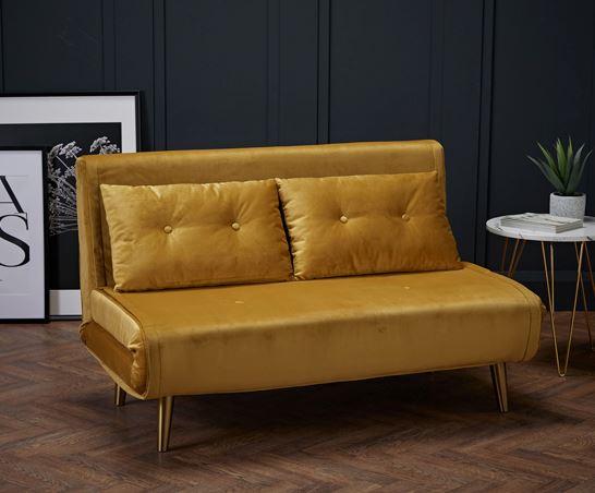 Madison Sofa Bed Mustard