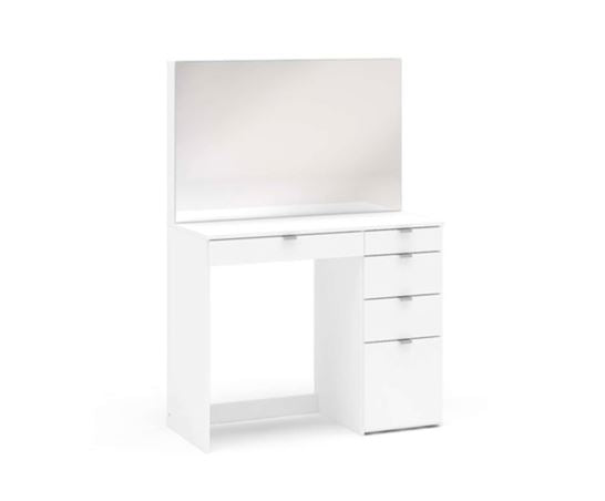 Ava 5 Drawer Dressing Table - White