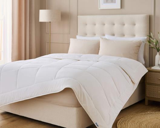 King - Silentnight Natural Wool Collection Lightweight Duvet