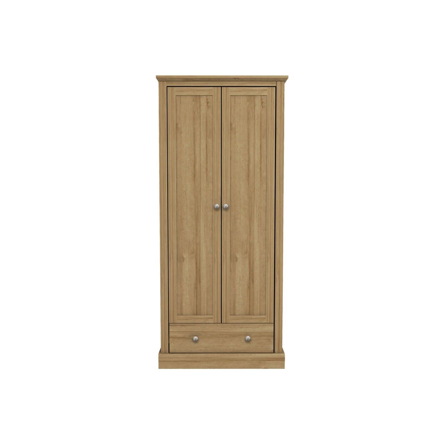 Devon 2 Door Wardrobe - Oak