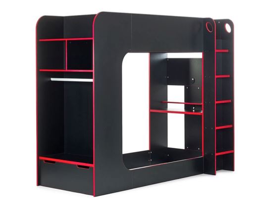 Impact Gaming Bunk - Black/Red