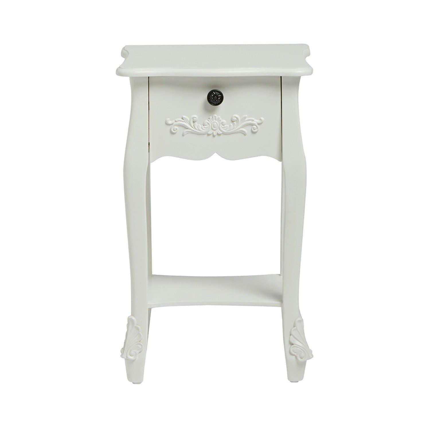 Antoinette 1 Drawer Night Stand - White