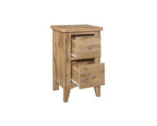 Hampstead 2 Drawer Bedside - Oak