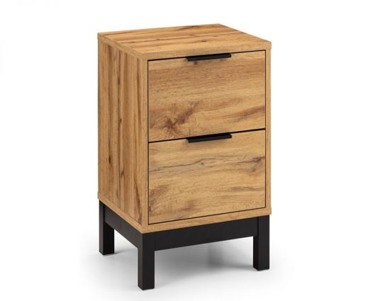 Bali 2 Drawer Beside - Pine