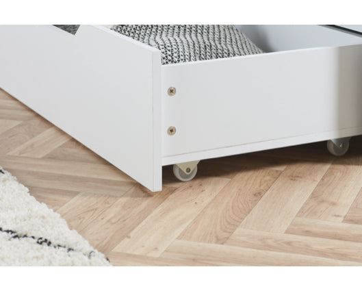 Alfie Storage And Shelving Bed - White