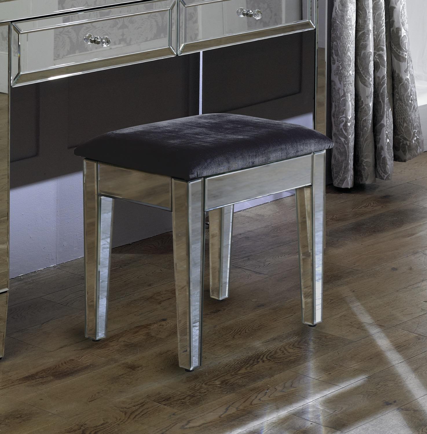 Valencia Stool - Mirrored