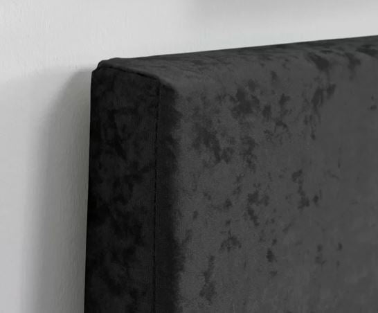 Berlin Bed - Black Crushed Velvet