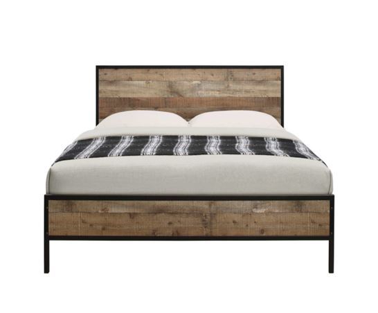 Urban Bed - Black & - Oak