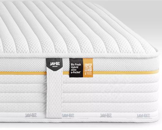 Jay Be Bio Fresh Hybrid 2000 e-Pocket Eco Friendly Mattress