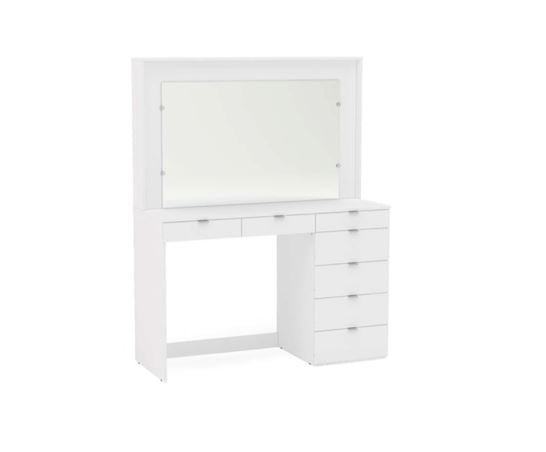 Chloe 7 Drawer Dressing - White