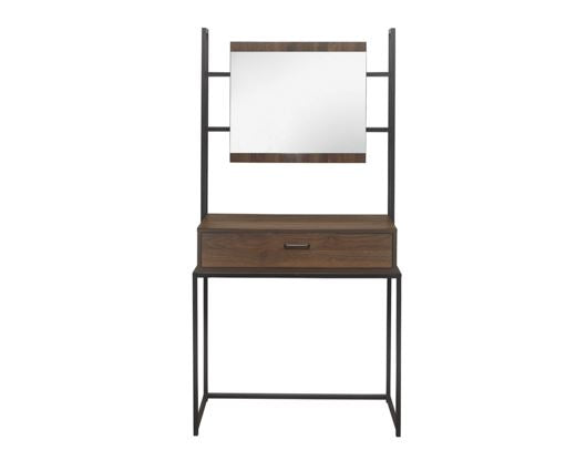 Houston Dressing Table & Mirror - Walnut