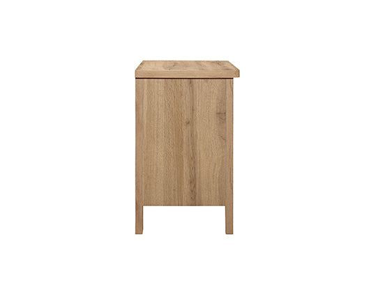 Hampstead 3 Drawer Bedside - Oak