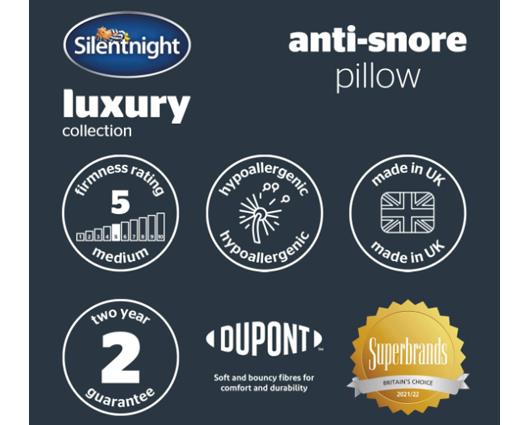 Silentnight Luxury Anti-Snore Pillow