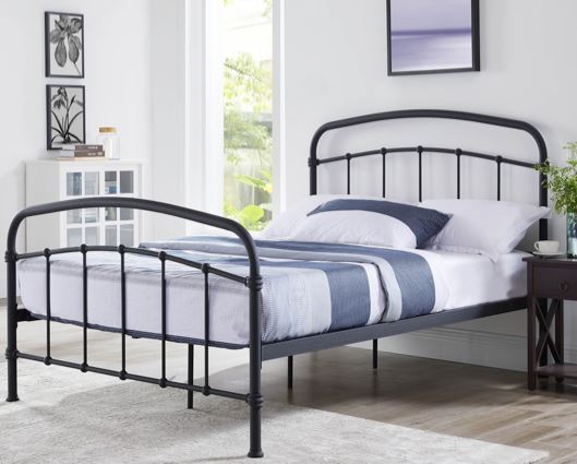 Halston Black Bed