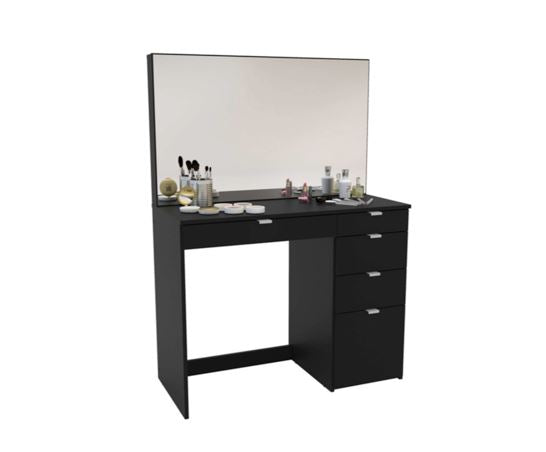 Ava 5 Drawer Dressing Table - Black