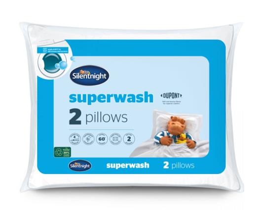 Silentnight Superwash Pillow - 2 Pack