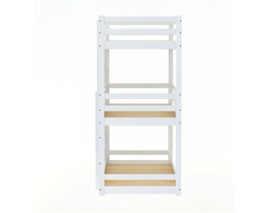 Tressa Triple Bunk Bed - White